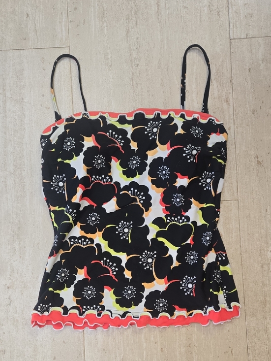 Profile By Gottex Other - Profile by Gottex Black Floral Tankini Top